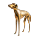 Statue vintage, big dog brass sculpture, dog statue, Greyhound, whippet, greyhound, interior decorating, home décor