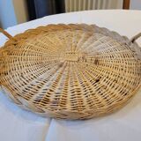 Handmade wicker tray