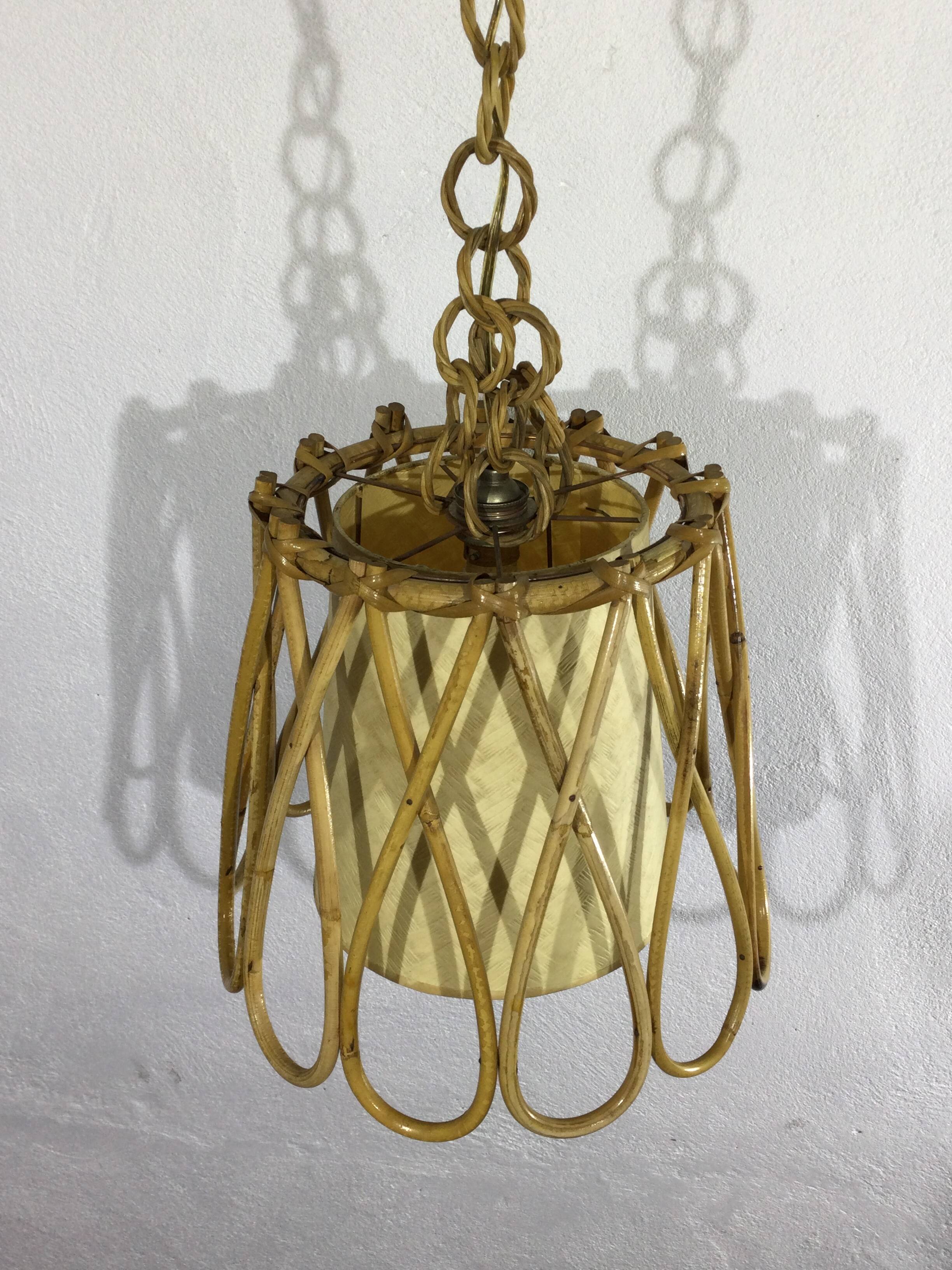 Rattan suspension
