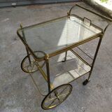Golden brass cart