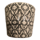 Enamelled earthenware pot