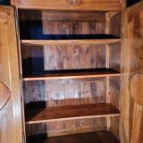 Large Louis XV period wardrobe in solid walnut