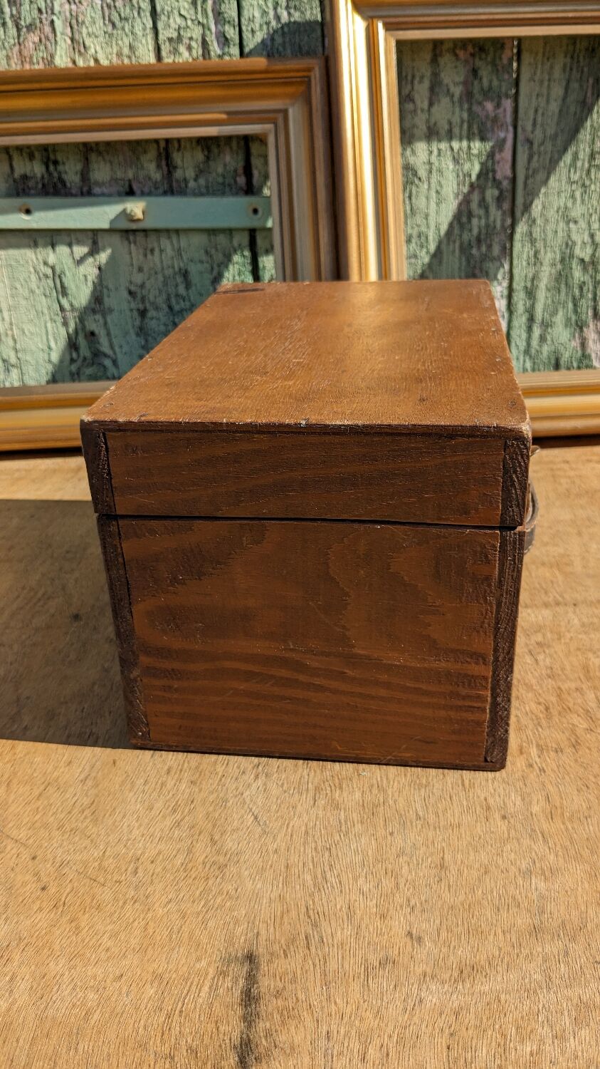 Wooden craft workshop box