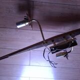 60's teak wall light from Maison Lunel