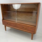 Vintage Jentique small wall unit/display cabinet from the 1960s made of teak