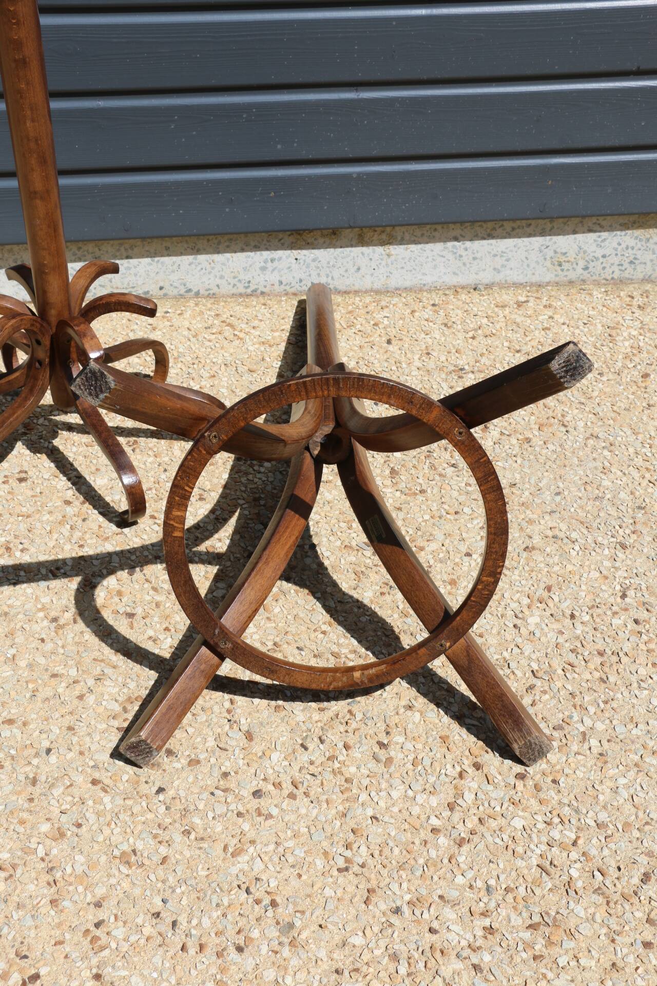 Baumann parrot coat rack simple dark beech