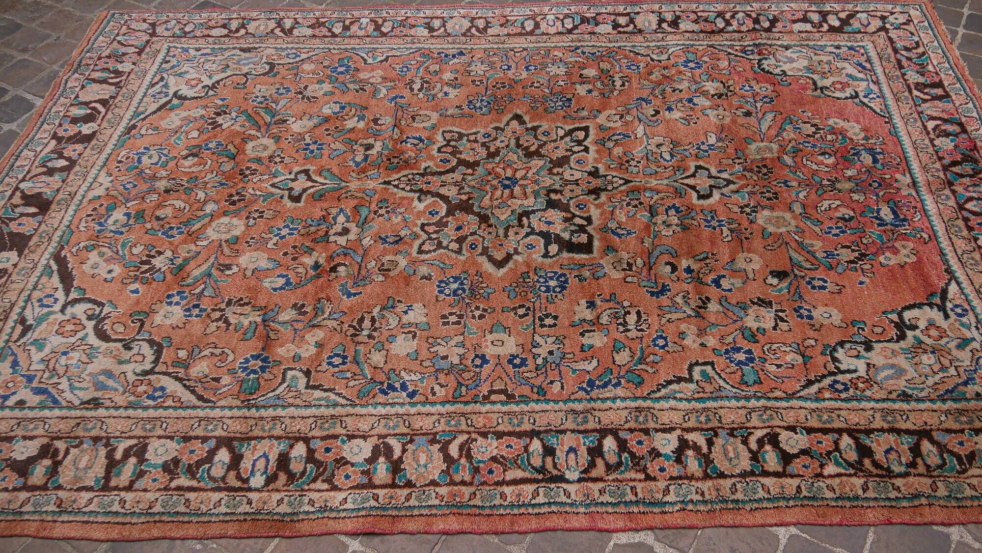 Sarouk handmade Persian oriental rug 307 x 205 cm
