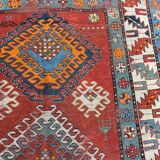 Tapis ancien caucasien Kazak 140x300 cm