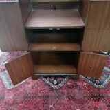 English style sideboard in mahogany veneer with liftable top