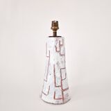 Vintage ceramic lamp foot 1960