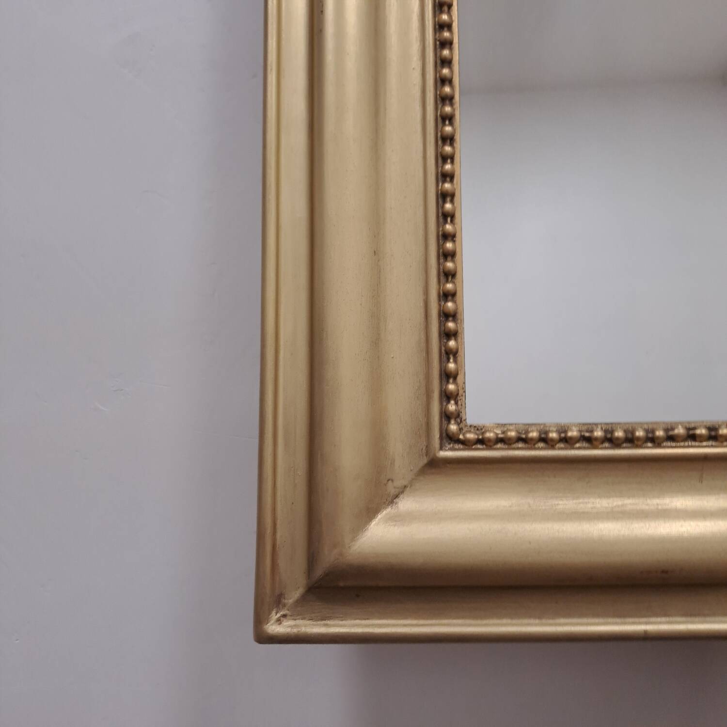 Louis Philippe mirror 105 x 77 cm old gilded
