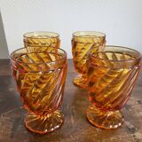 Baccarat amber glasses