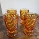 Baccarat amber glasses