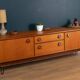 Retro Teak 1960s Portwood Teak Sideboard On Hair Pin Legs