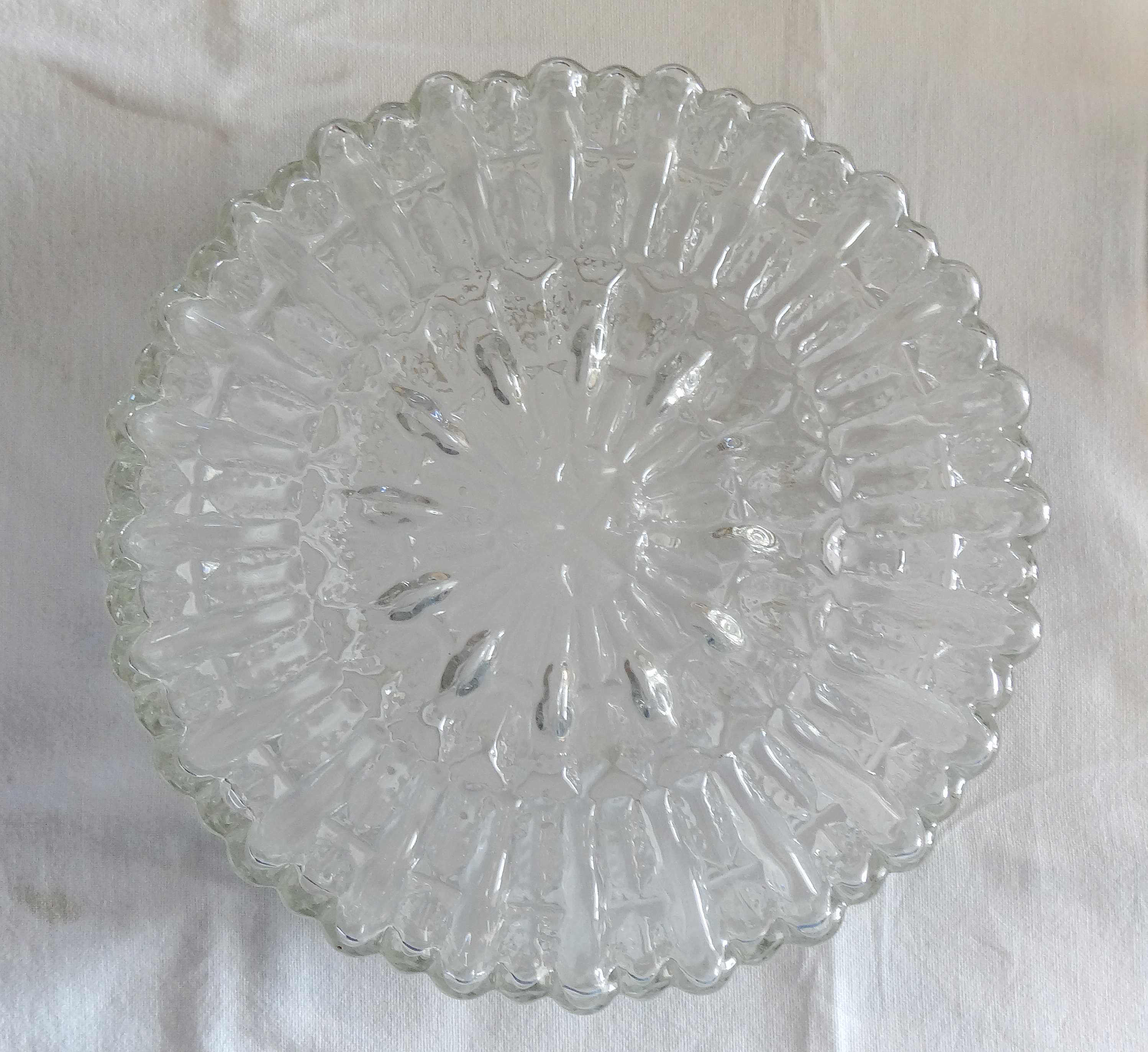 Round cleated vintage glass ceiling