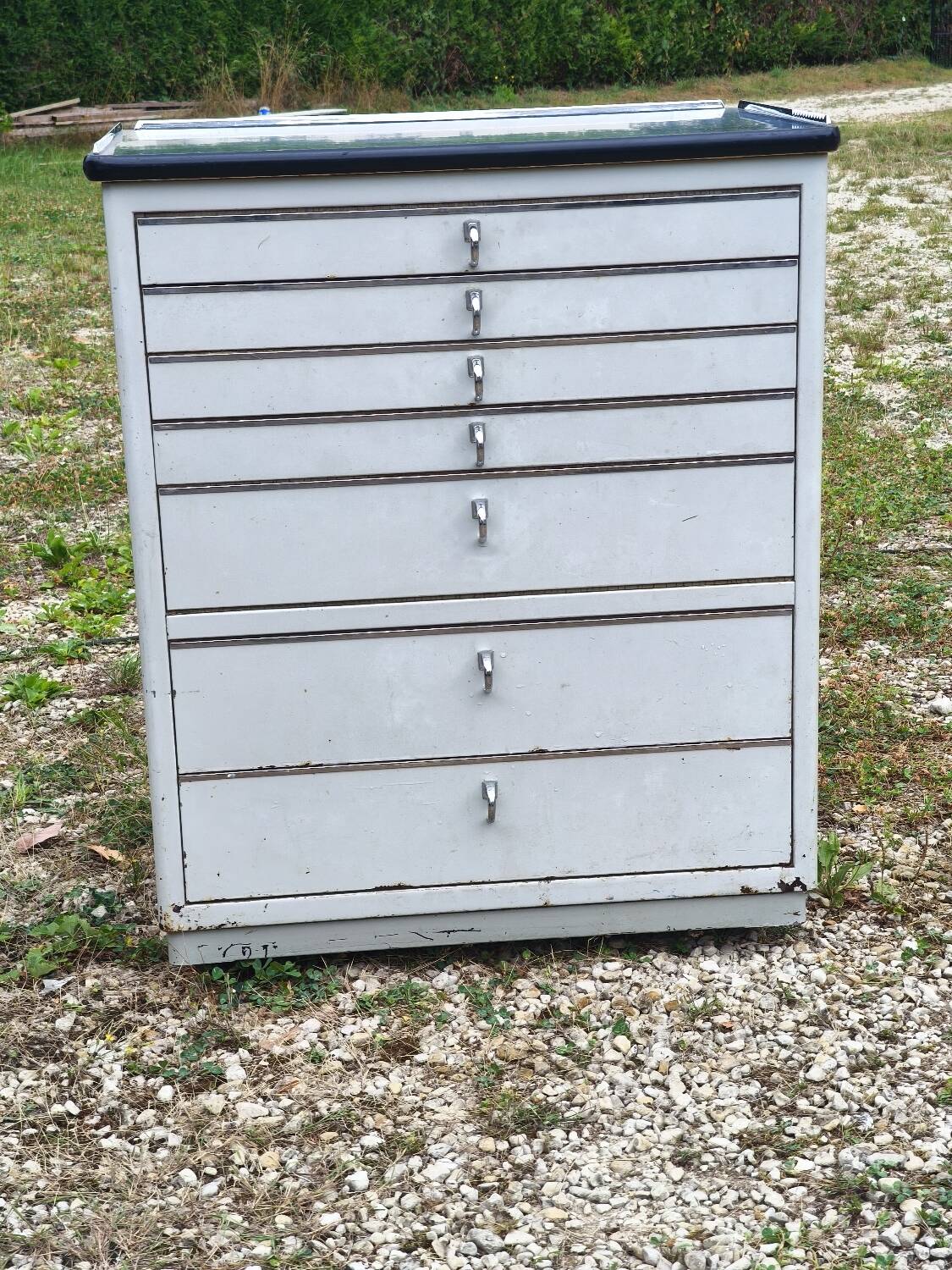 Antique dentist's cabinet