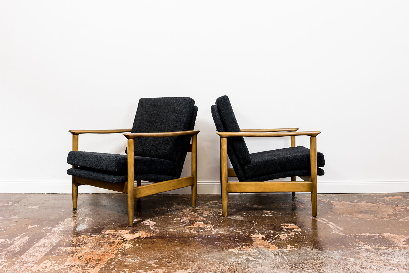 Pair of GFM 142 Armchairs by Edmund Homa, 1960s