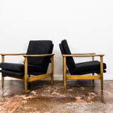Pair of GFM 142 Armchairs by Edmund Homa, 1960s