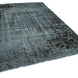 Handmade hi-low pile oriental 1970s 210 cm x 320 cm