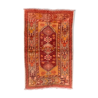 Vieux tapis turc Oushak 140x89 cm vintage
