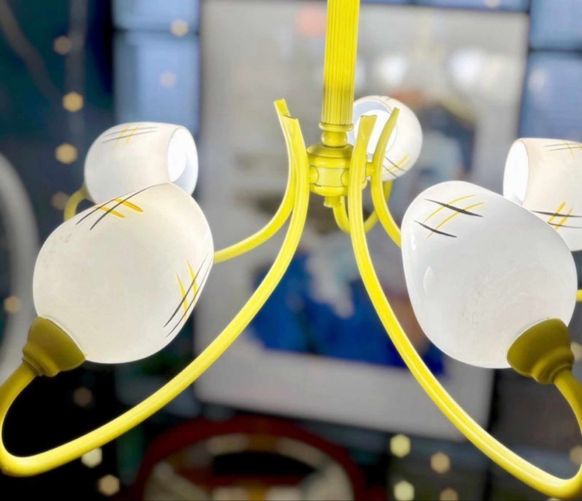 Luminaire spider vintage
