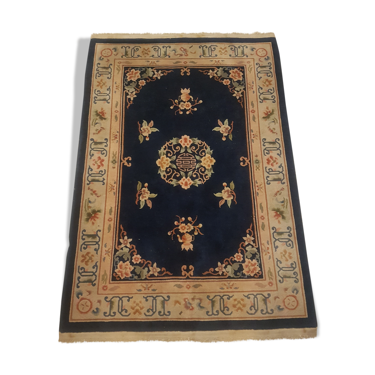 Chinese carpet 100% wool 141x208cm