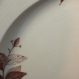 Gien round foliage decoration dish - 31 cms