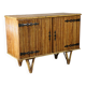 Vintage woven rattan sideboard - 1960