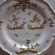 Moustiers scalloped plate in very good condition.