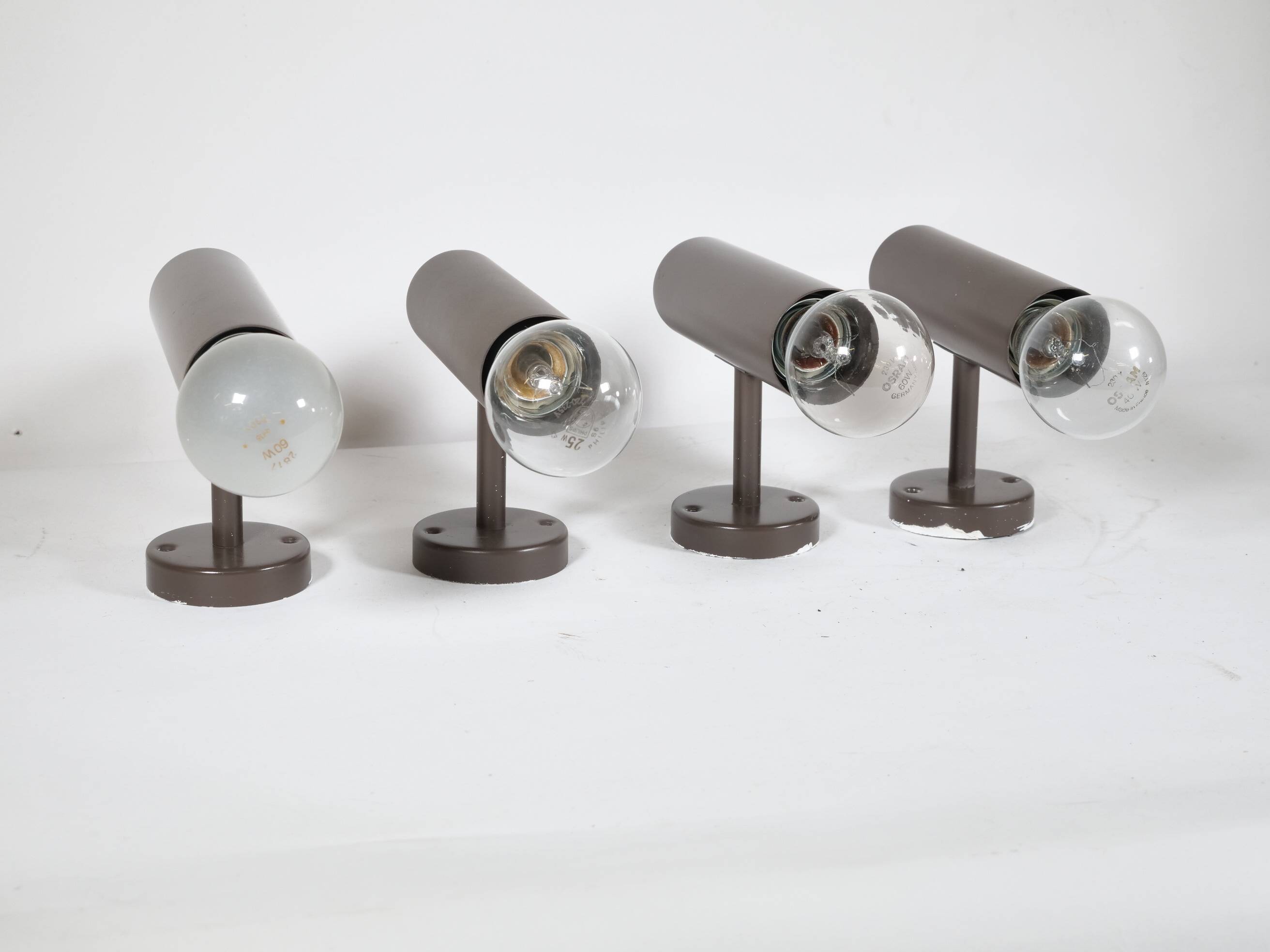 Vintage design wall/ceiling light by Beisl, set of 4, 1960s 1970s