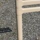 Designer towel holder in beige ABS plastic Makio Hasuike 1970
