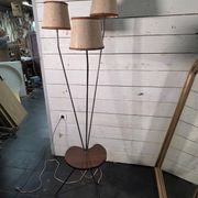 1950s/60s tripod floor lamp with 3 lights.