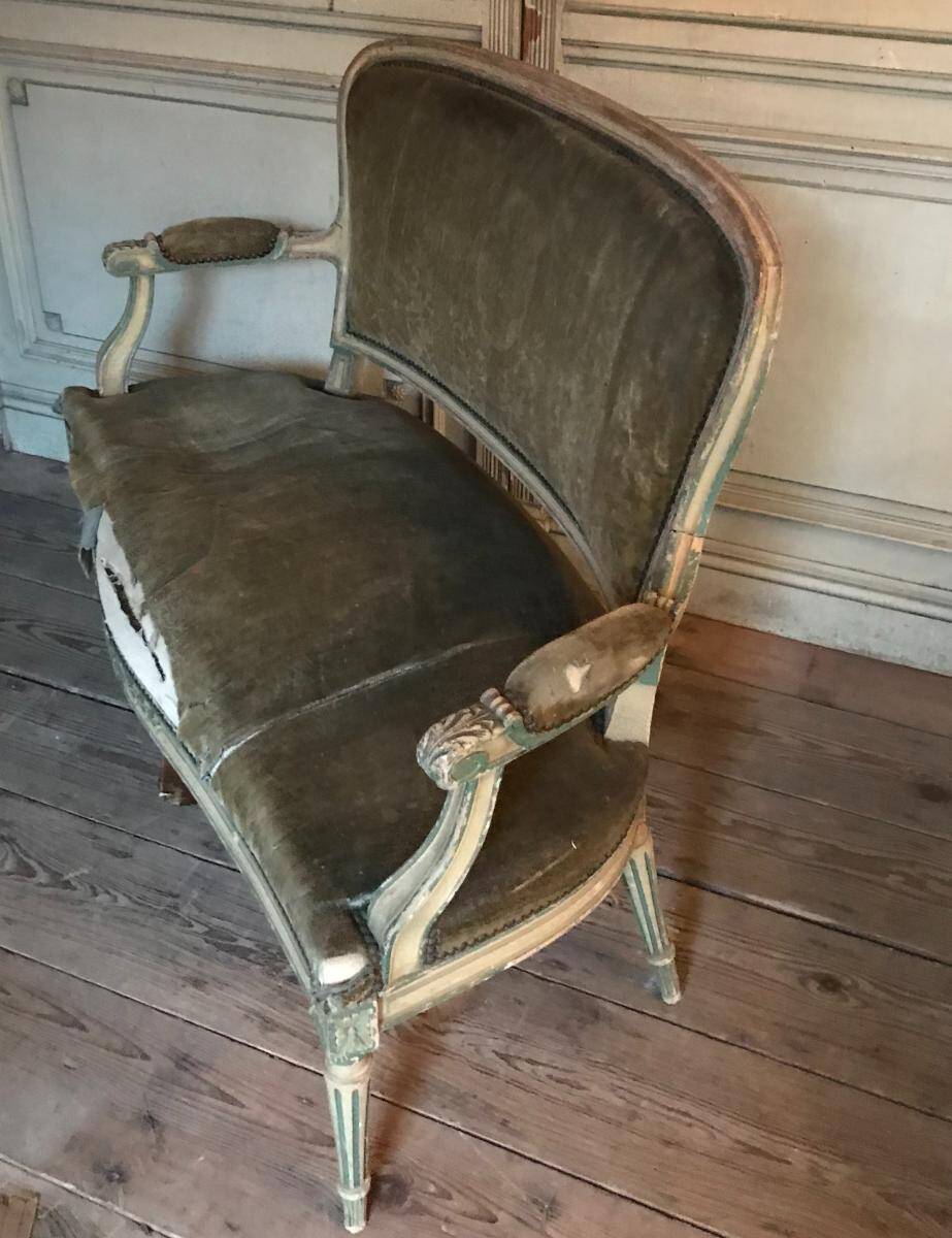 Banquette de style Louis XVI