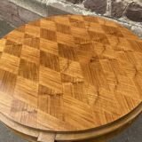 Art Deco pedestal table walnut 1950