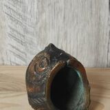 Cendrier poisson bronze