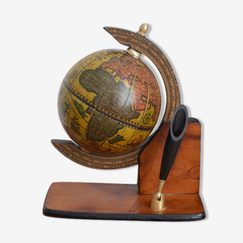 Italian globe feather holder