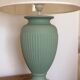 Water green table lamp
