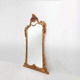 Miroir console en bois sculpté de style Louis XV, France, vers 1970