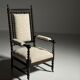 Fauteuil bobine anglais du 19ème siècle