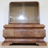 Art Deco Display Cabinet Walnut 1920s 1930s