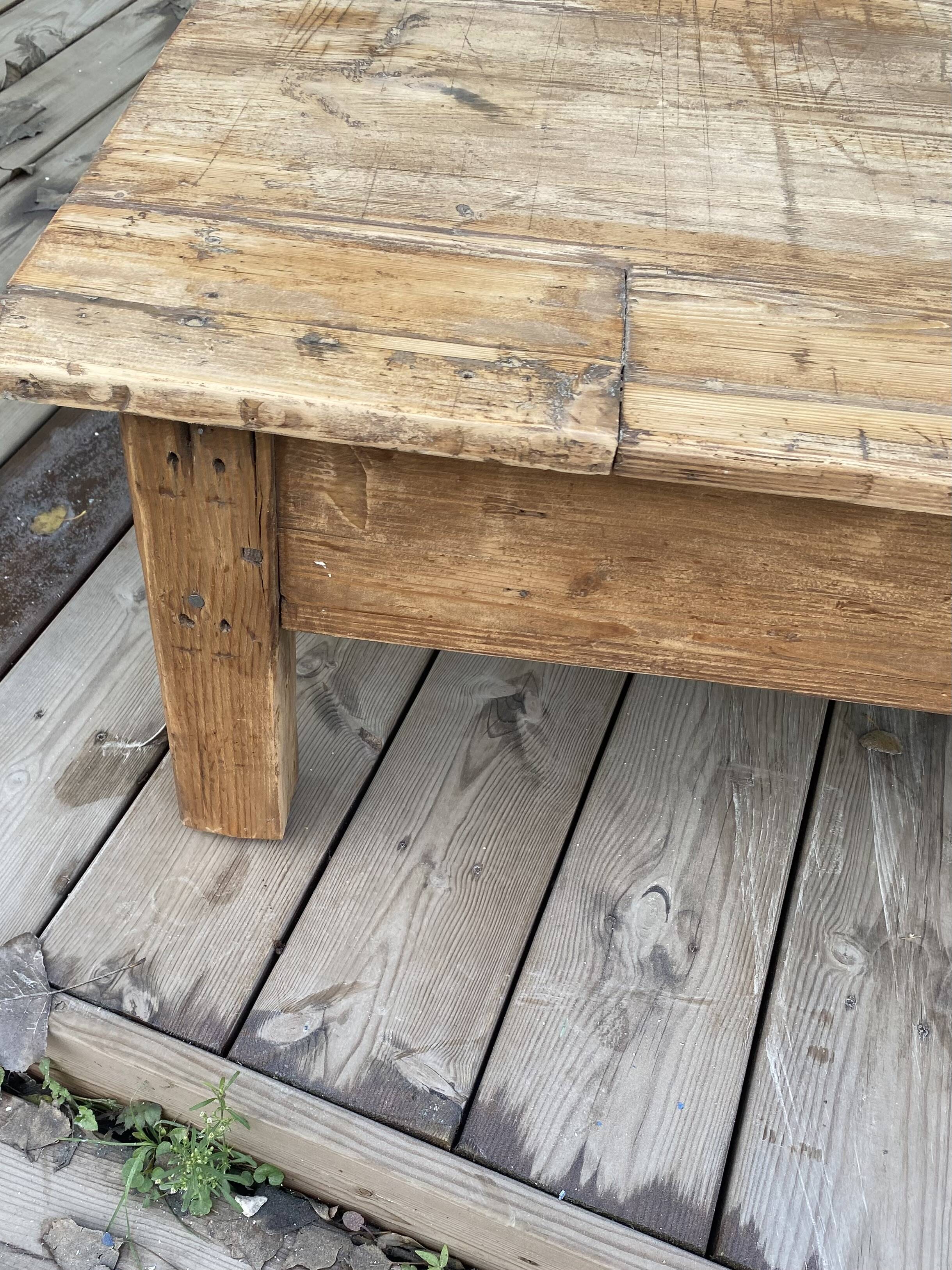 Wooden Farmhouse Coffee Table