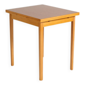 Table à manger extensible en stratifié et hêtre, Suède, années 1950-60.
