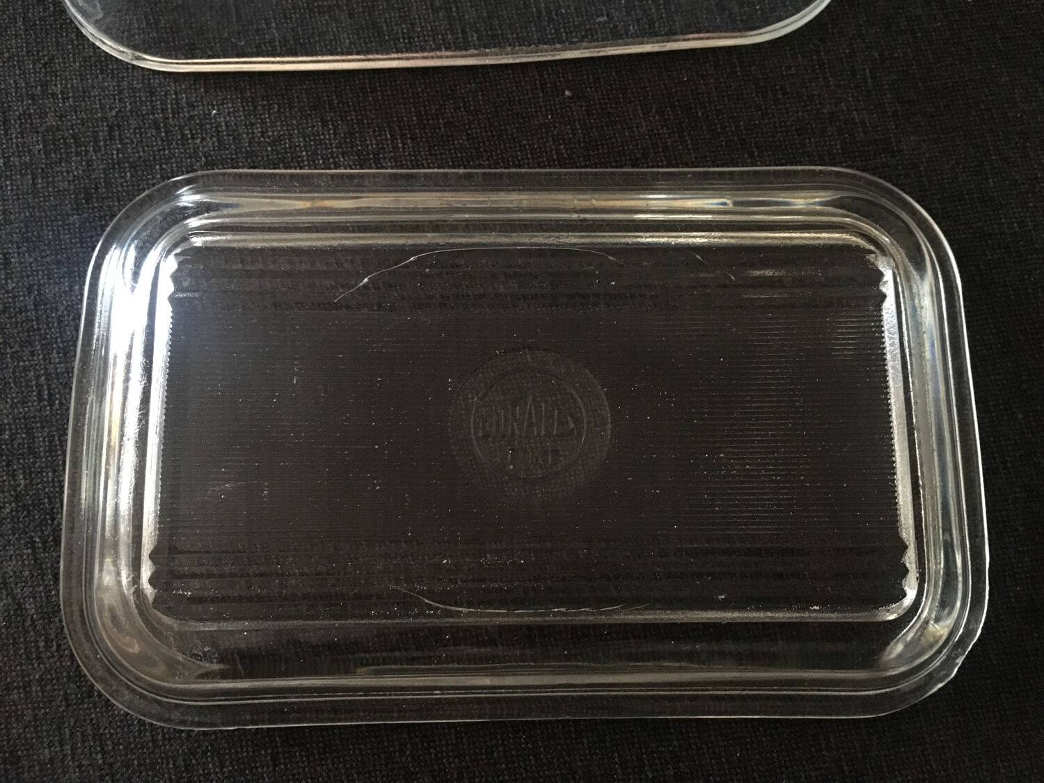 Duralex butter dish