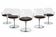 Set of 6 Champagne Armchairs by Erwine & Estelle Laverne, c.1950