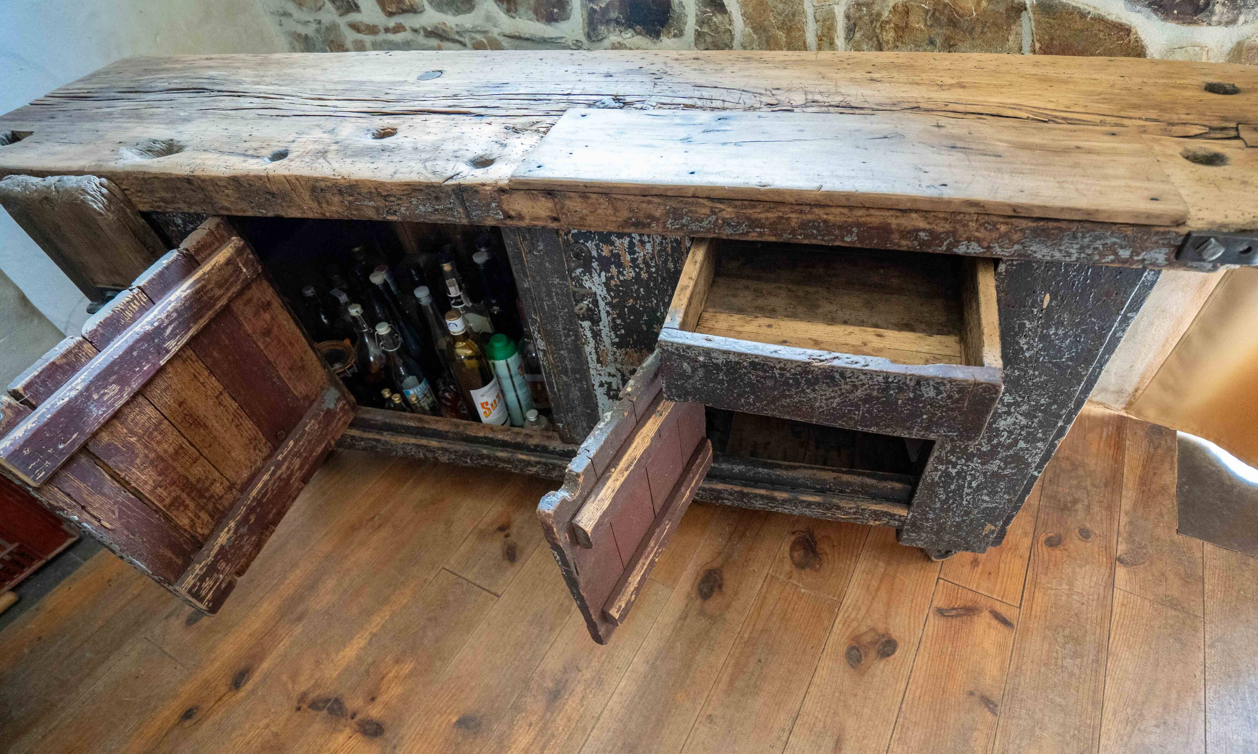 Restored old blacksmith's workshop