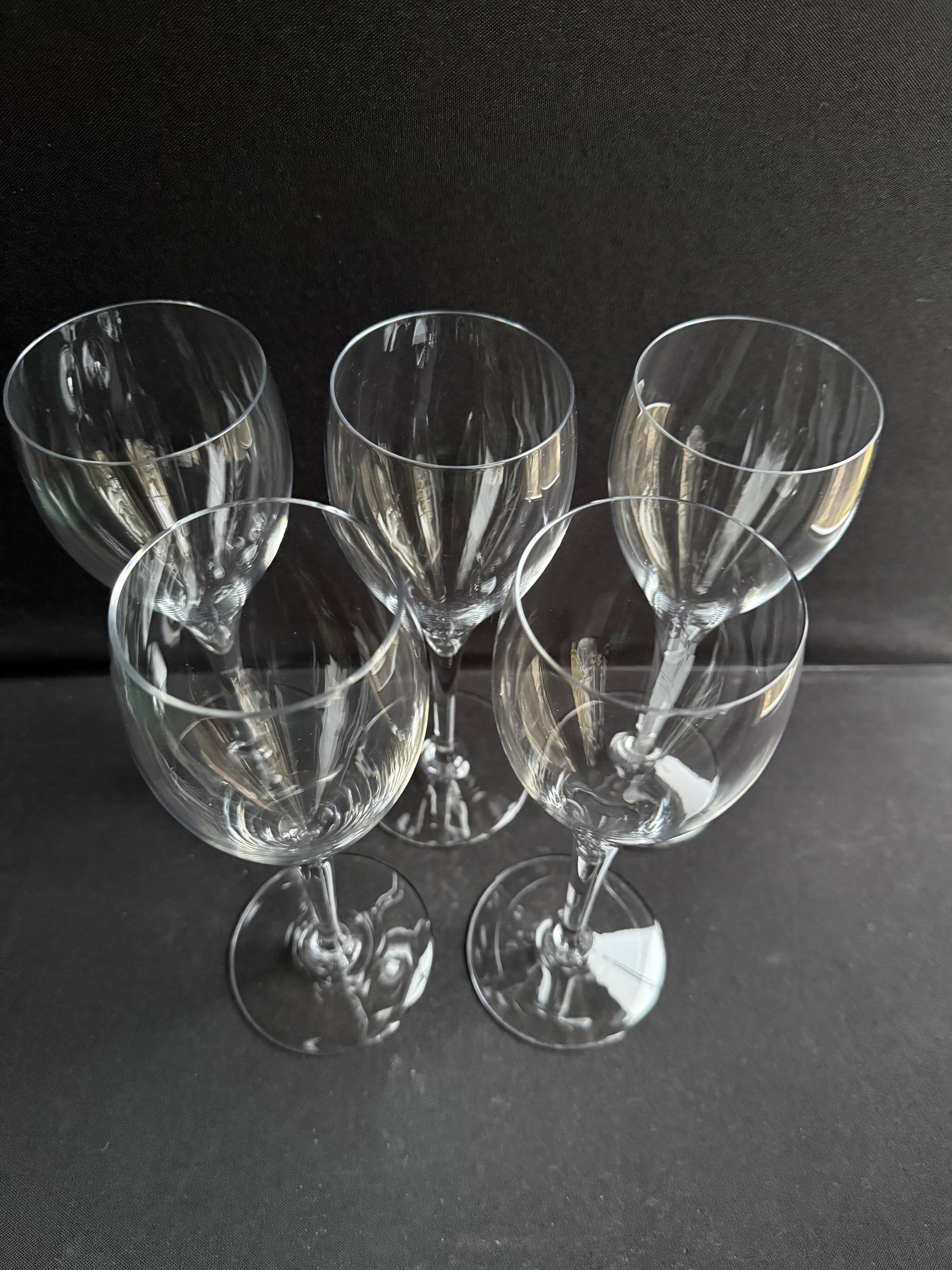 5 Water glasses – Baccarat Saint Rémy