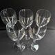 5 Verres à eau – Baccarat Saint Rémy