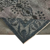 Handmade turkish grey carpet 1970s, 158 cm x 267 cm