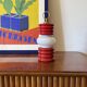 Space age lantern-shaped table lamp, Ceramiche Fiorentine Italy, 1970s