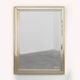 Hollywood Regency Metal Mirror by Deknudt, Belgium 20th Century